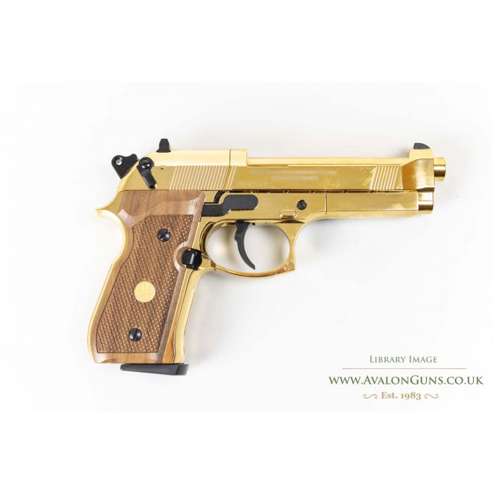 Beretta 92 Fs 24k Gold Plated 177